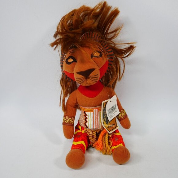 The Lion King Simba Broadway Musical Plush Bean Bag Stuffed Animal - Picture 1 of 9